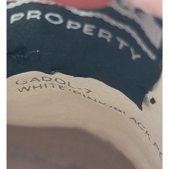 Vintage Havana Gadol-7 Sneakers White Pink Star Size 7 Logo Laces EUC - Picture 5 of 6